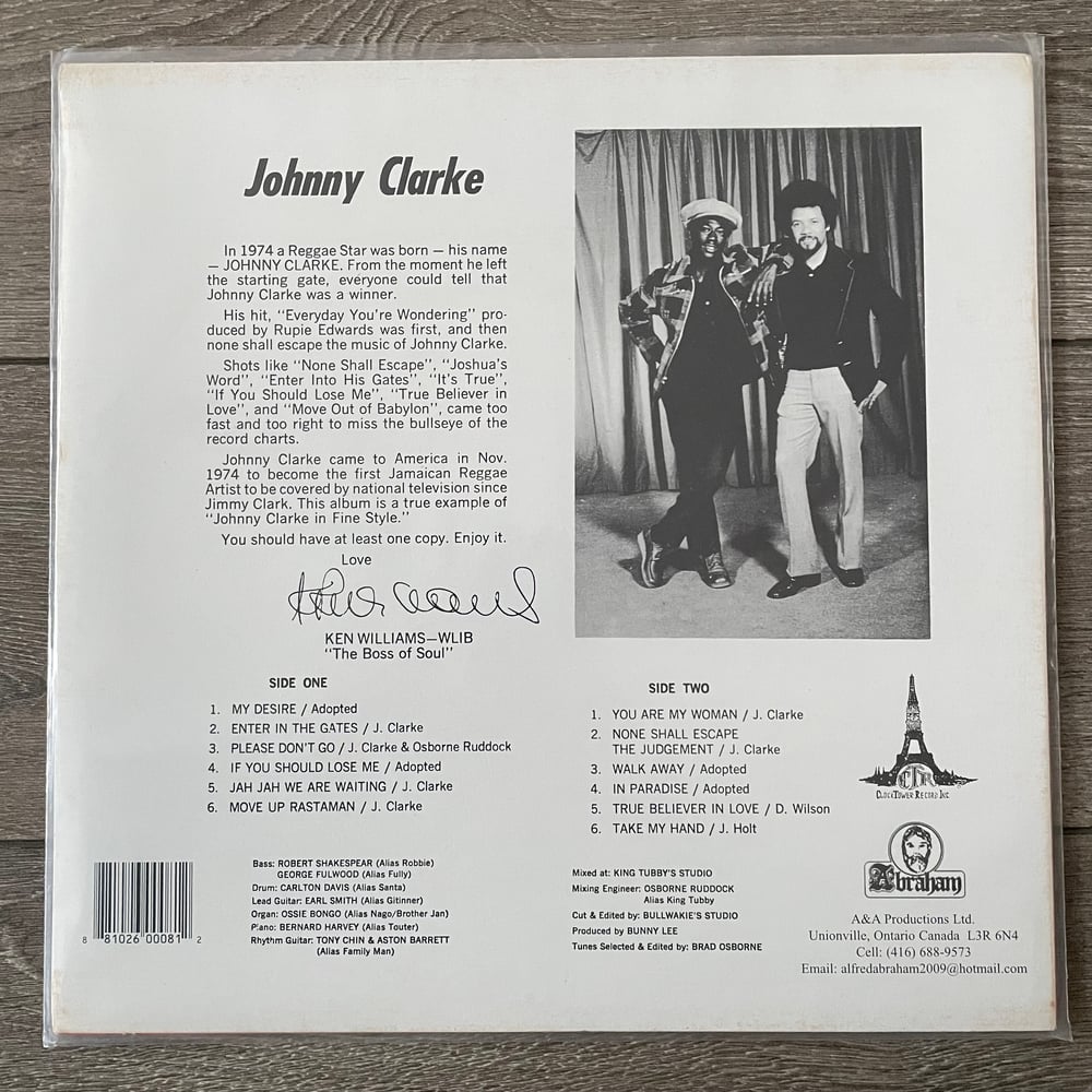 Image of Johnny Clarke - Sings In Fine Style Vinyl LP