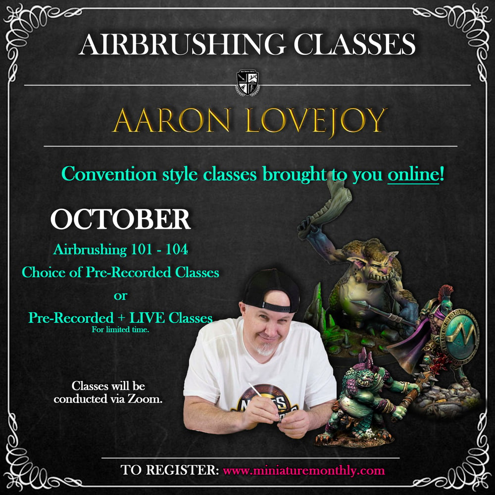 Image of Pre-Recorded Airbrushing Class Series // Aaron Lovejoy