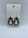 Penguin Beaded Earrings