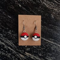 Pokeball earrings