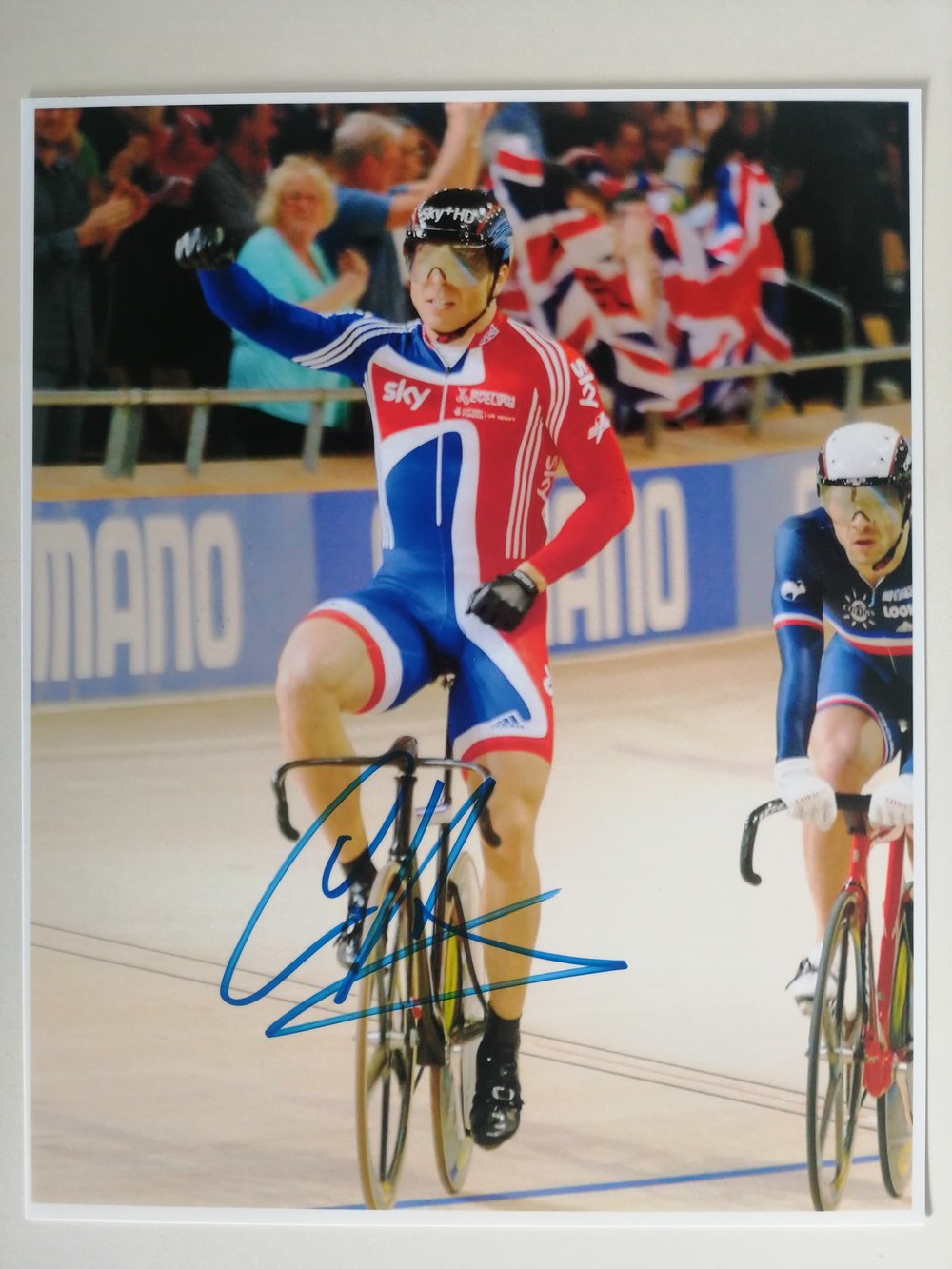 Olympian Sir Chris Hoy Signed 10x8