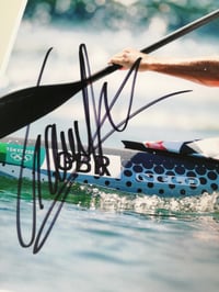 Image 2 of Olympian Canoeist Liam Heath Signed 10x8