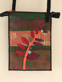 Image 1 of Red leaf sprig bag