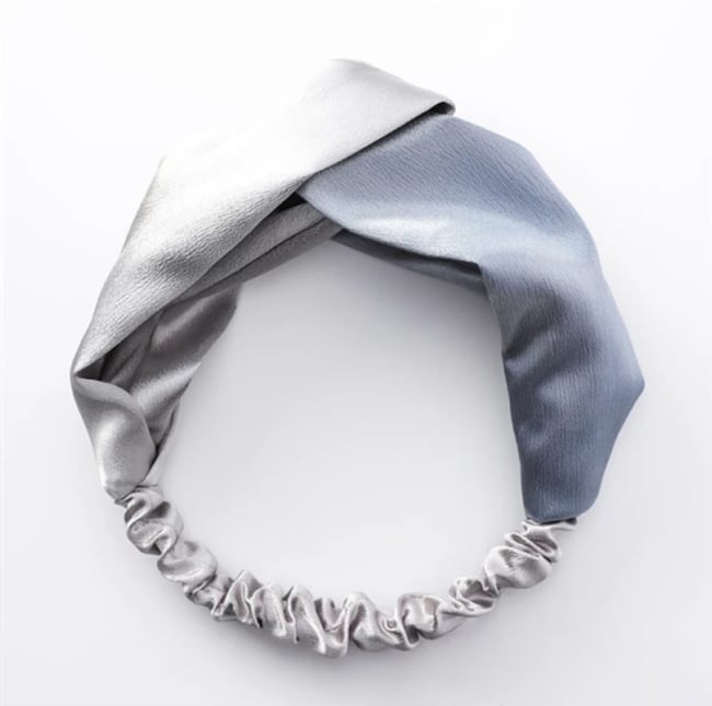 Satin silk double toned headbands