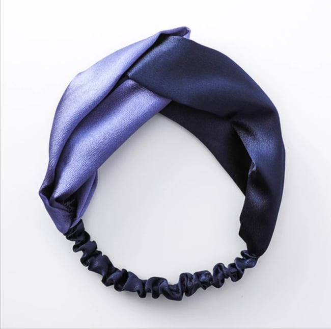 Satin silk double toned headbands