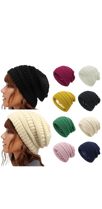 Silk Satin lined wool hats