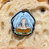 Blue Skater Boy Sandwich Enamel Pin