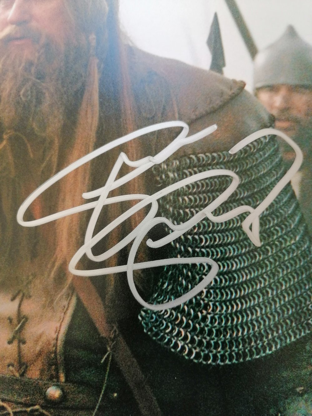 Stellan Skarsgård Signed King Arthur 10x8