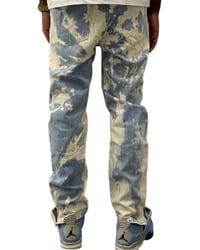 Image 3 of Bleached Baggy Blue Jean 