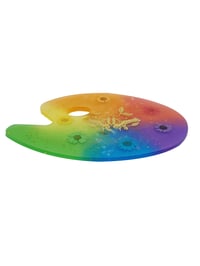 Image 3 of Golden Butterfly Rainbow Paint Palette