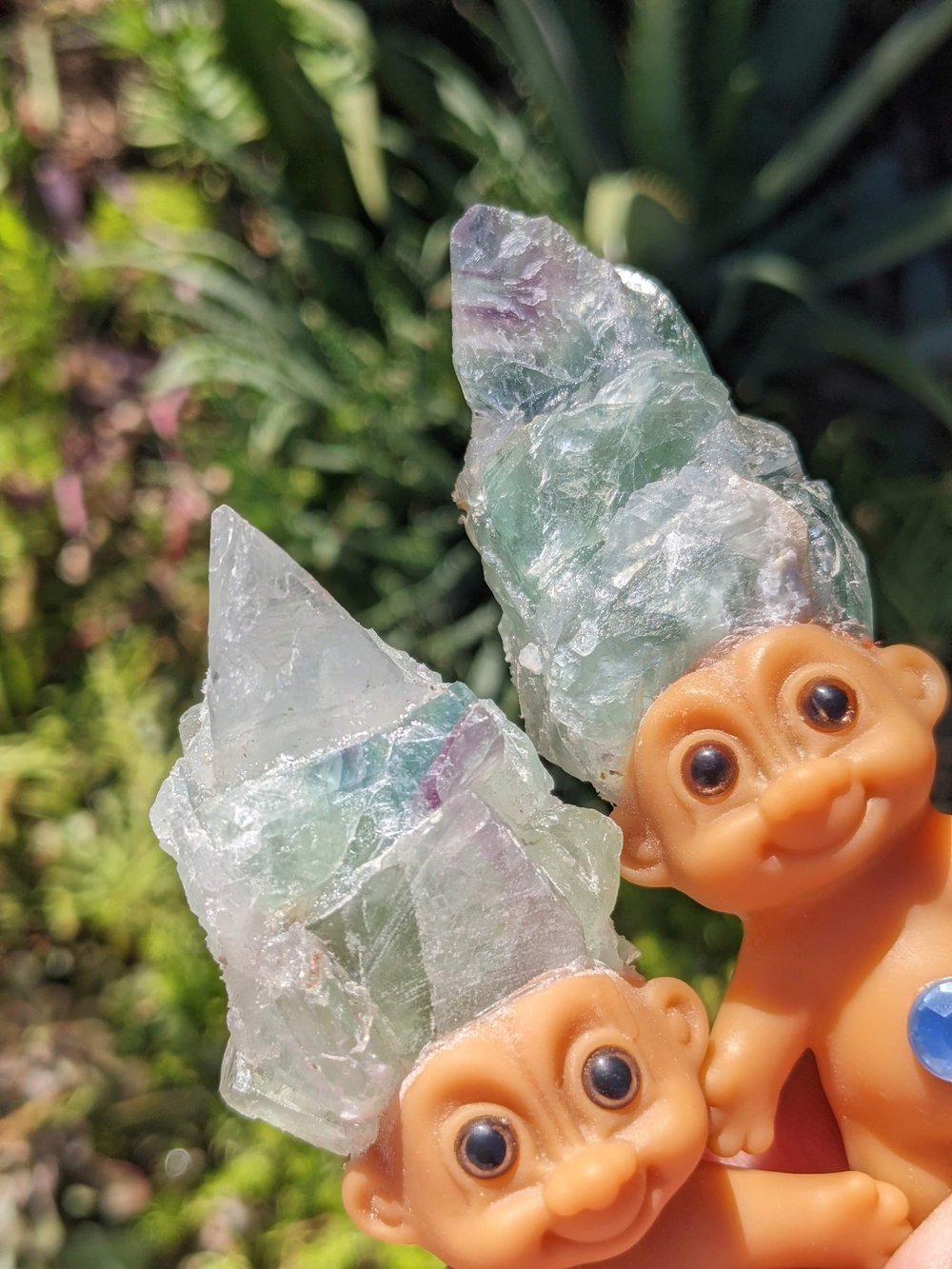 MADE TO ORDER: Fluorite Shorty Troll 4"
