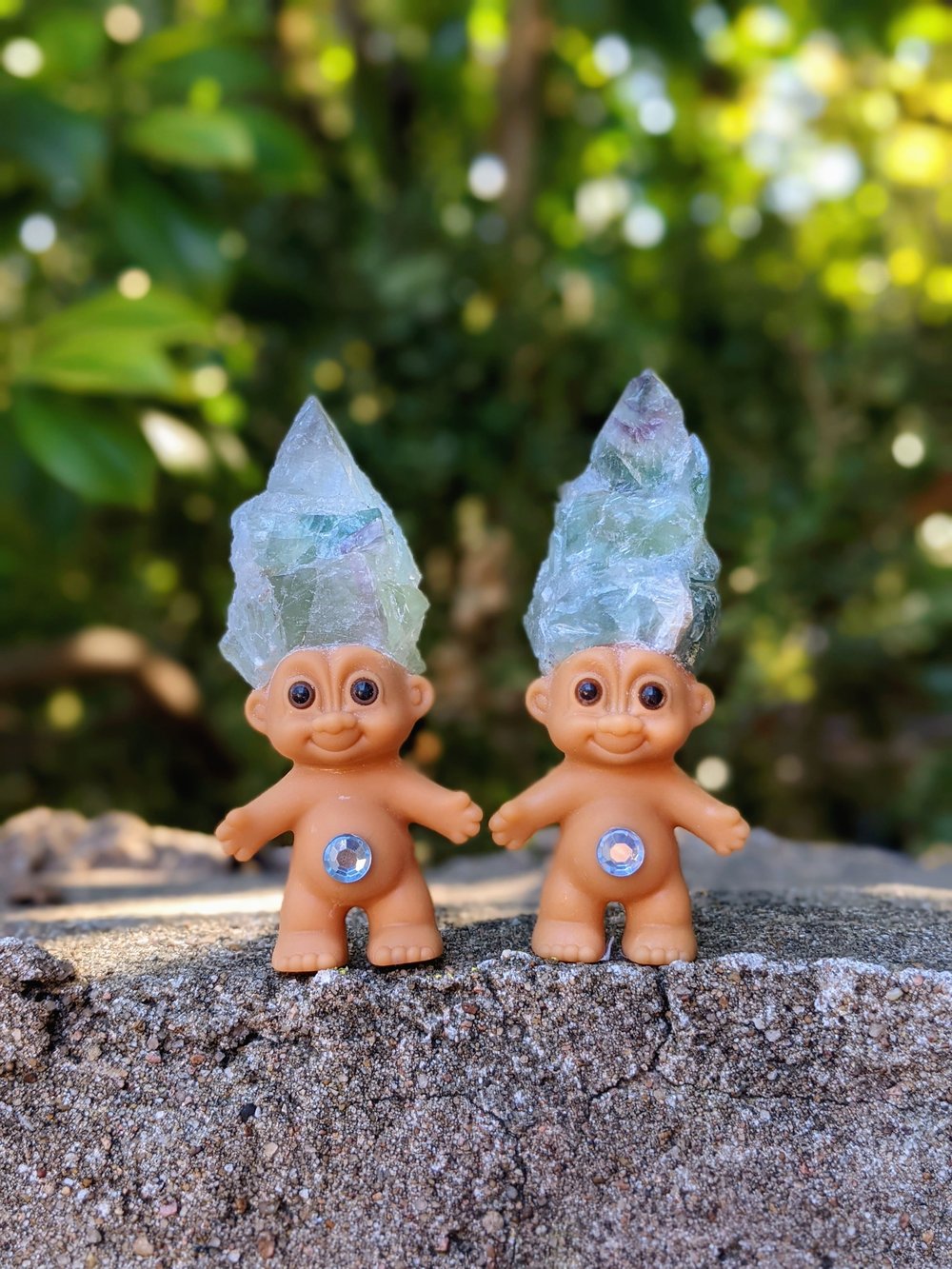 MADE TO ORDER: Fluorite Shorty Troll 4"