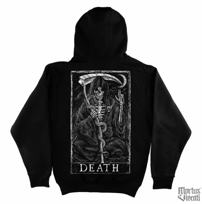 Death Tarot Card Zip Up 