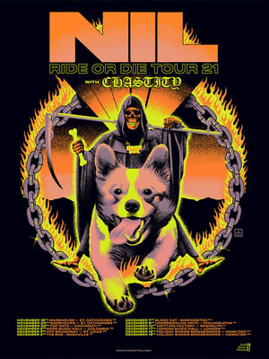 Image of 'THE DIRTY NIL - Ride or Die Tour 2021' Artist Proof