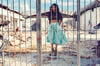Teal Tea Time Skirt