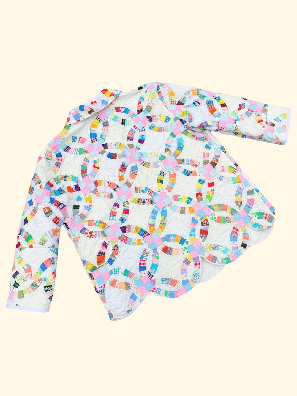 Image of Quilt Chore Coat — Cathedral Windows