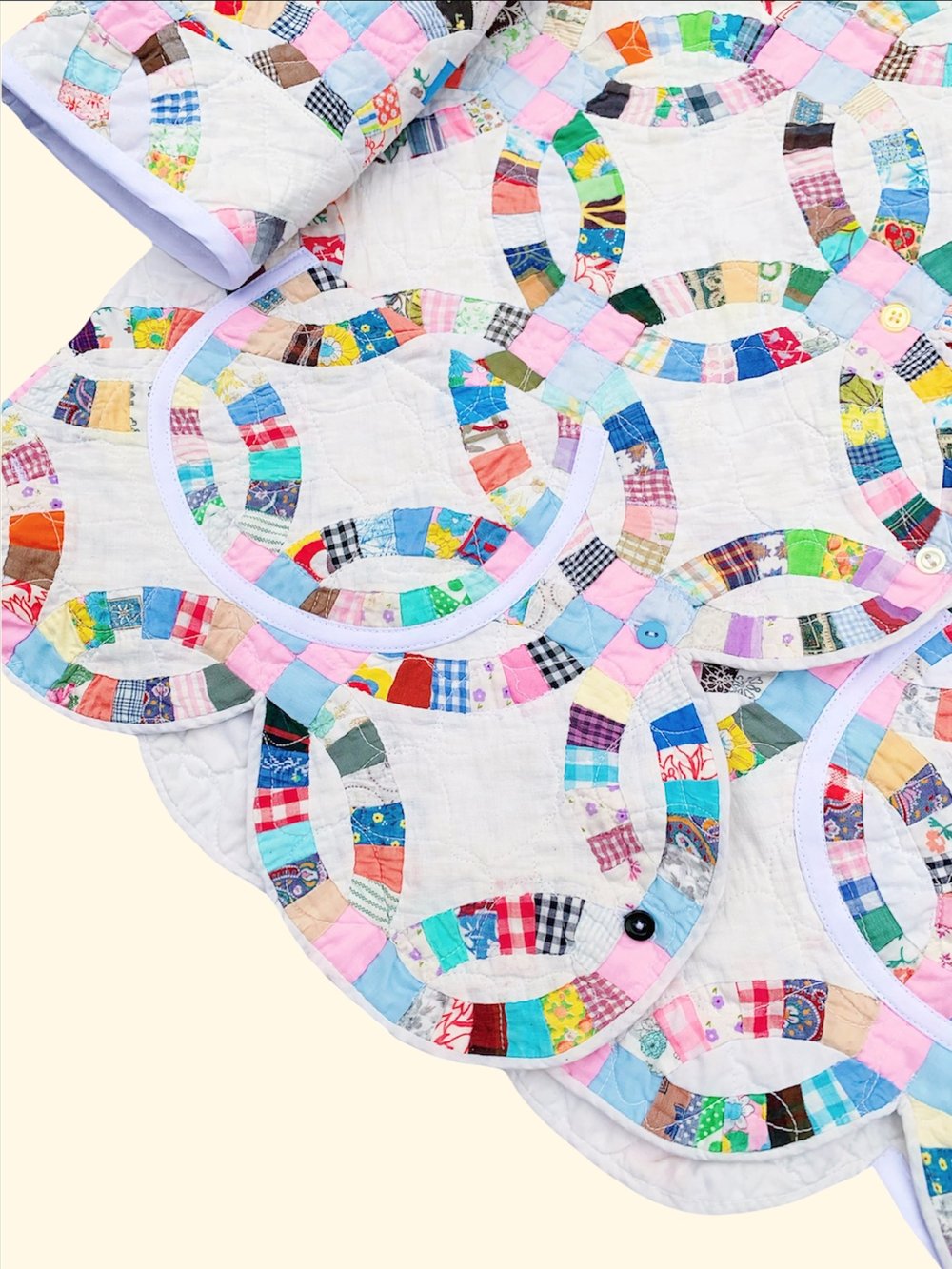 Image of Quilt Chore Coat — Cathedral Windows