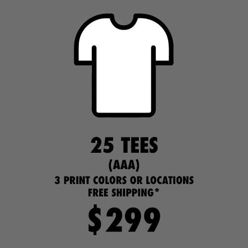 Image of 25 T-SHIRT PACKAGE