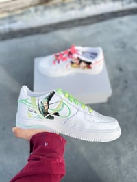 Image 3 of Luffy and Zoro Custom Airforces (Coloured Laces)