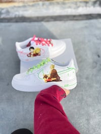 Image 2 of Luffy and Zoro Custom Airforces (Coloured Laces)