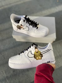 Image 1 of Shikamaru Custom Airforces (Coloured Laces)