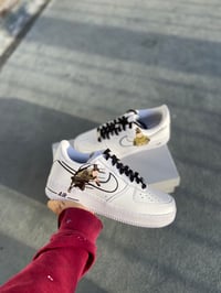 Image 2 of Shikamaru Custom Airforces (Coloured Laces)