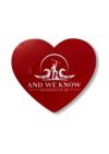 AndWeKnow Heart Decal