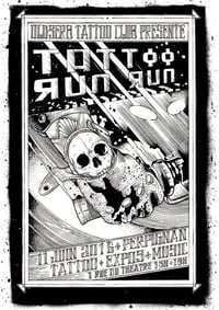 Affiche Tattoo Run Run I