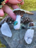 Blue Mushroom Ornament