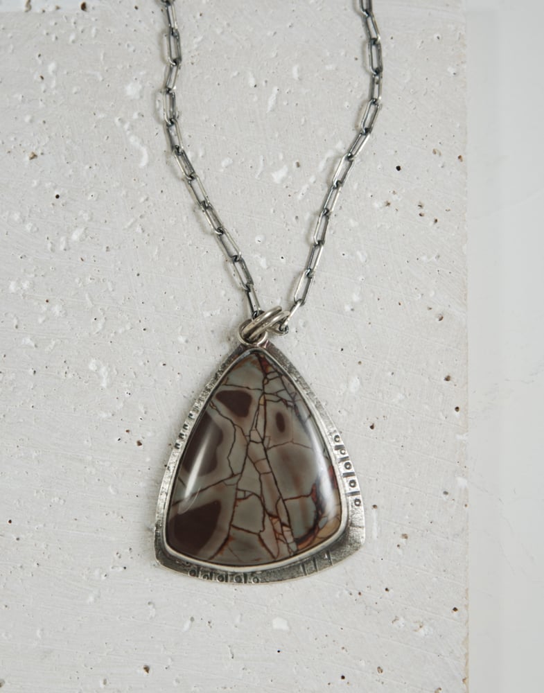 Image of Dead Camel Jasper & Sterling Silver