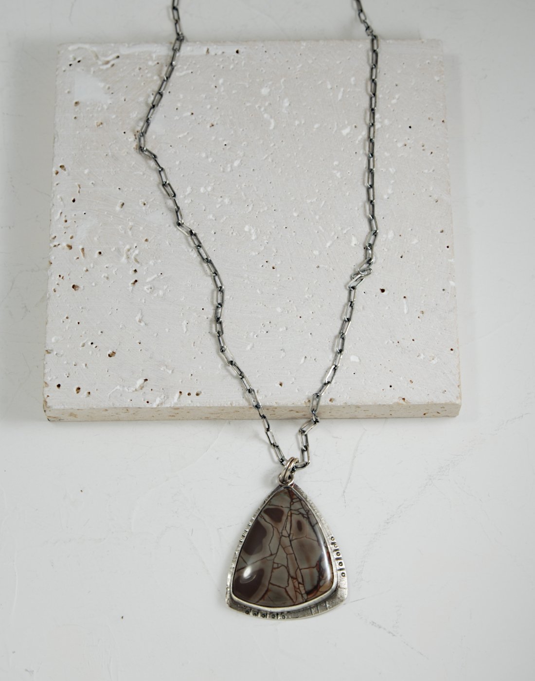 Image of Dead Camel Jasper & Sterling Silver
