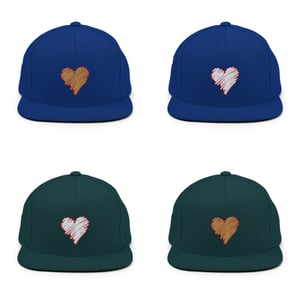 Image of Heartstrings Embroidered Snapback