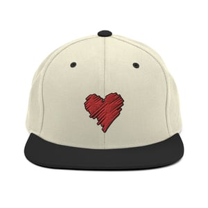 Image of Heartstrings Embroidered Snapback