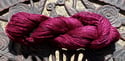 208 Yards - 100% Mulberry Silk Single Yarn - Burgundy - Worsted weight - ON SALE