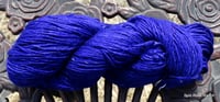 Image 1 of 275 Yards - 100% Mulberry Silk Single Yarn - Intense Iris - Sport Wt - ON SALE