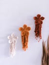 Handmade Macramé Flowers, Macramé Wall Hanging Floral Ornament Boho Home Décor, Great for Nursery