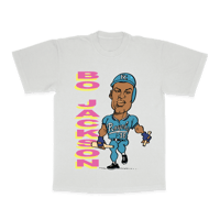 Image 1 of Bo Jackson Royal Champion white T shirt 