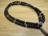 Image 2 of Death Skull Mala Prayer Beads Bone & Horn