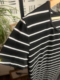 Image 2 of stripe tee shirt dress 
