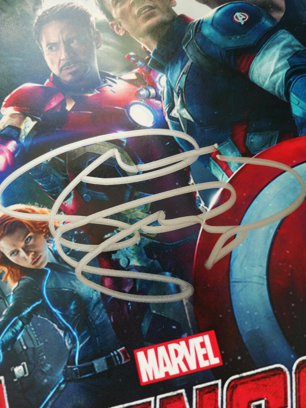Avengers Age of Ultron  Stellan Skarsgård Signed 12x8