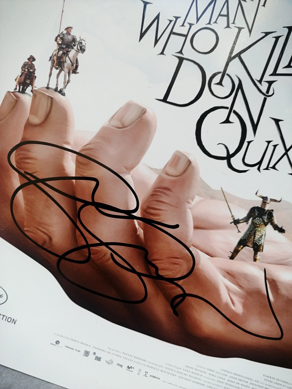 Don Quixote Stellan Skarsgård Signed 12x8 