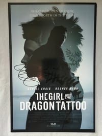 Image 1 of Stellan Skarsgård Signed Dragon Tattoo 12x8 