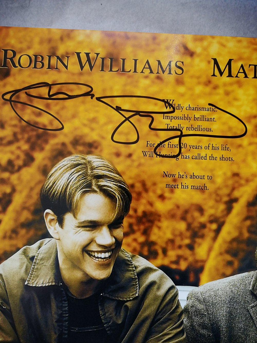 Stellan Skarsgård Signed Good Will Hunting 12x8