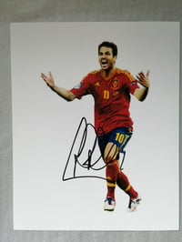 Image 1 of Cesc Fabregas Signed Spain 10x8
