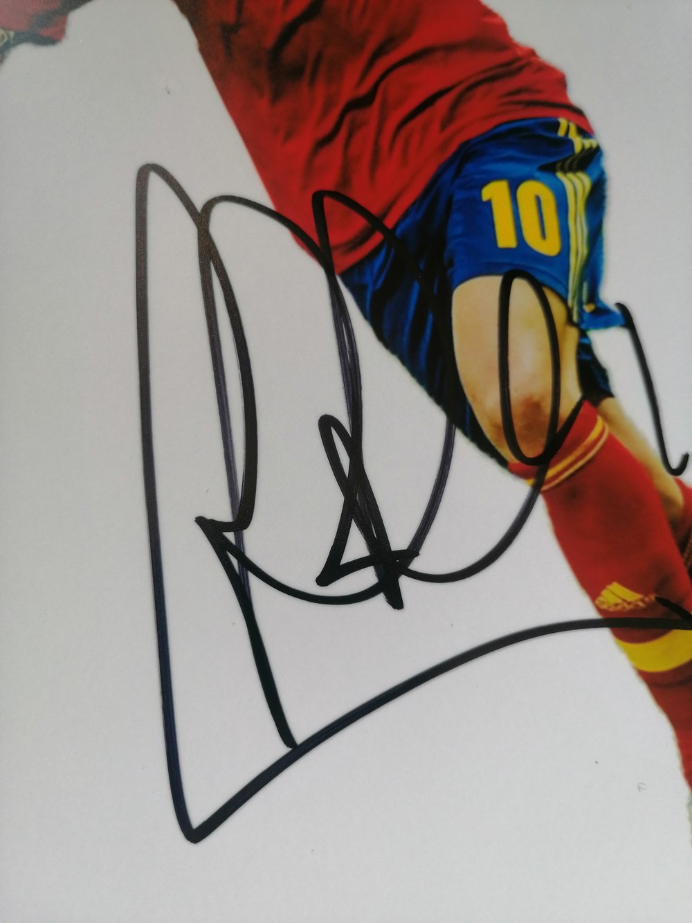Cesc Fabregas Signed Spain 10x8