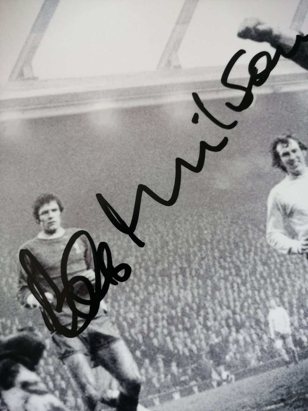 Arsenal Bob Wilson Signed 10x8 