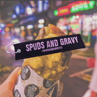 SPUDS AND GRAVY KEYRING