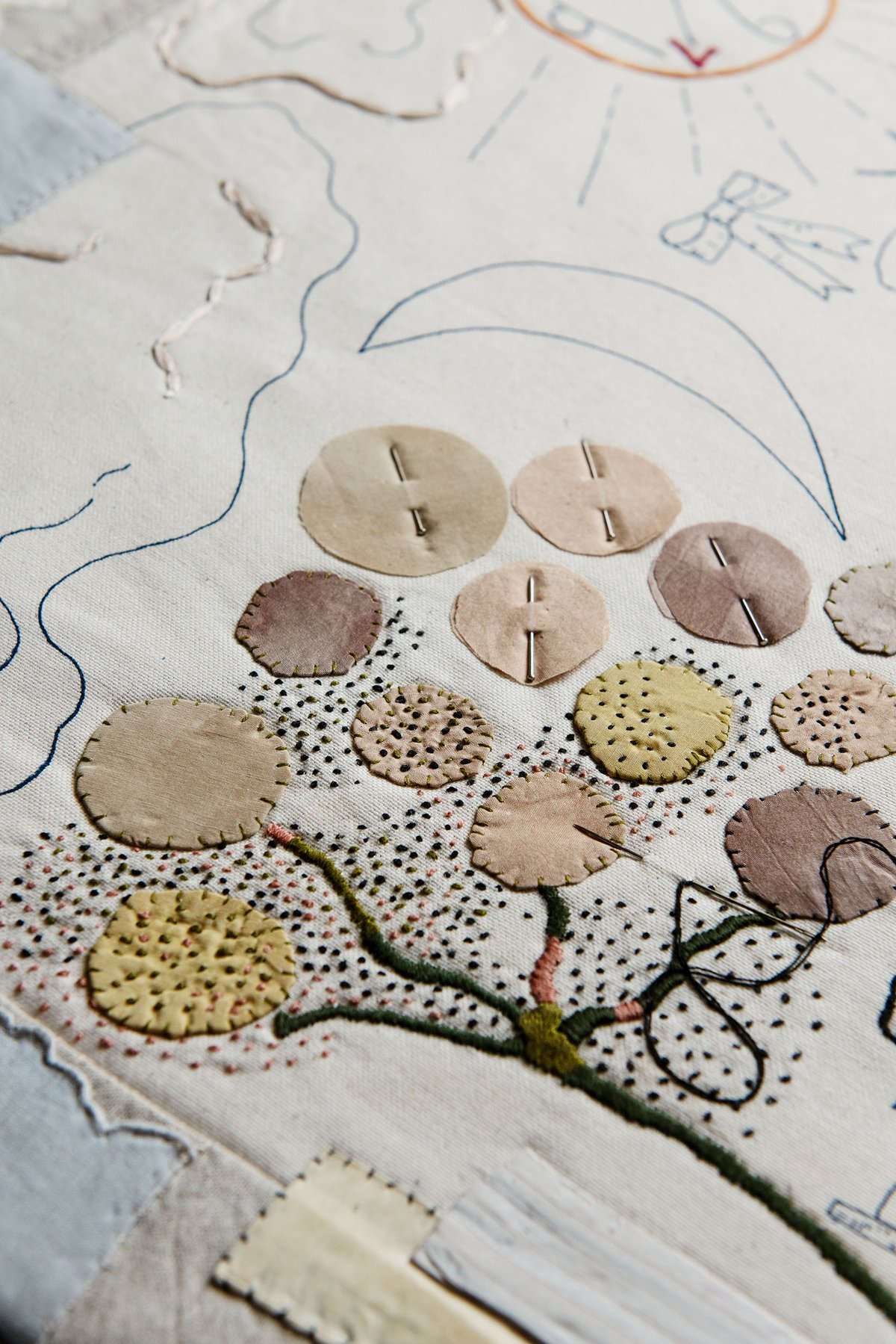 Image of Anniversary Sampler Embroidery Template