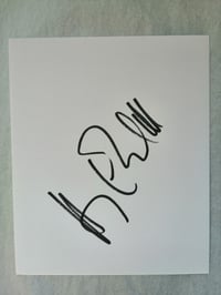 Harry Enfield Signed 6x5 card