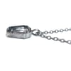Coffin necklace in sterling silver + quartz (limited edition)